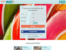 Tablet Screenshot of men.queerbuzz.com